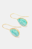 Handmade Natural Stone Teardrop Earrings 