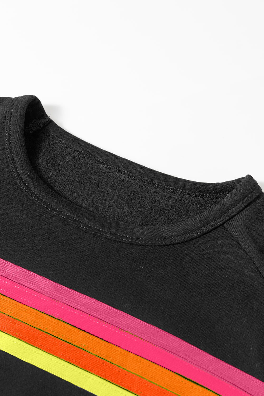 Beau Blue Striped Accent Pullover and Shorts Two Piece Casual Set Two Piece Sets/Short Sets