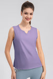 Notched Wide Strap Active Tank 