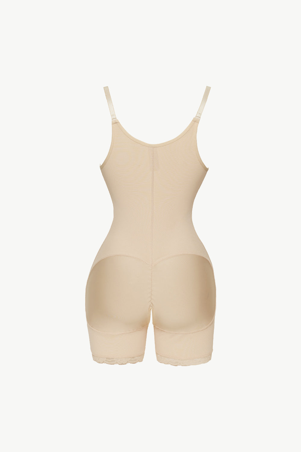 Full Size Side Zipper Under-Bust Shaping Bodysuit 