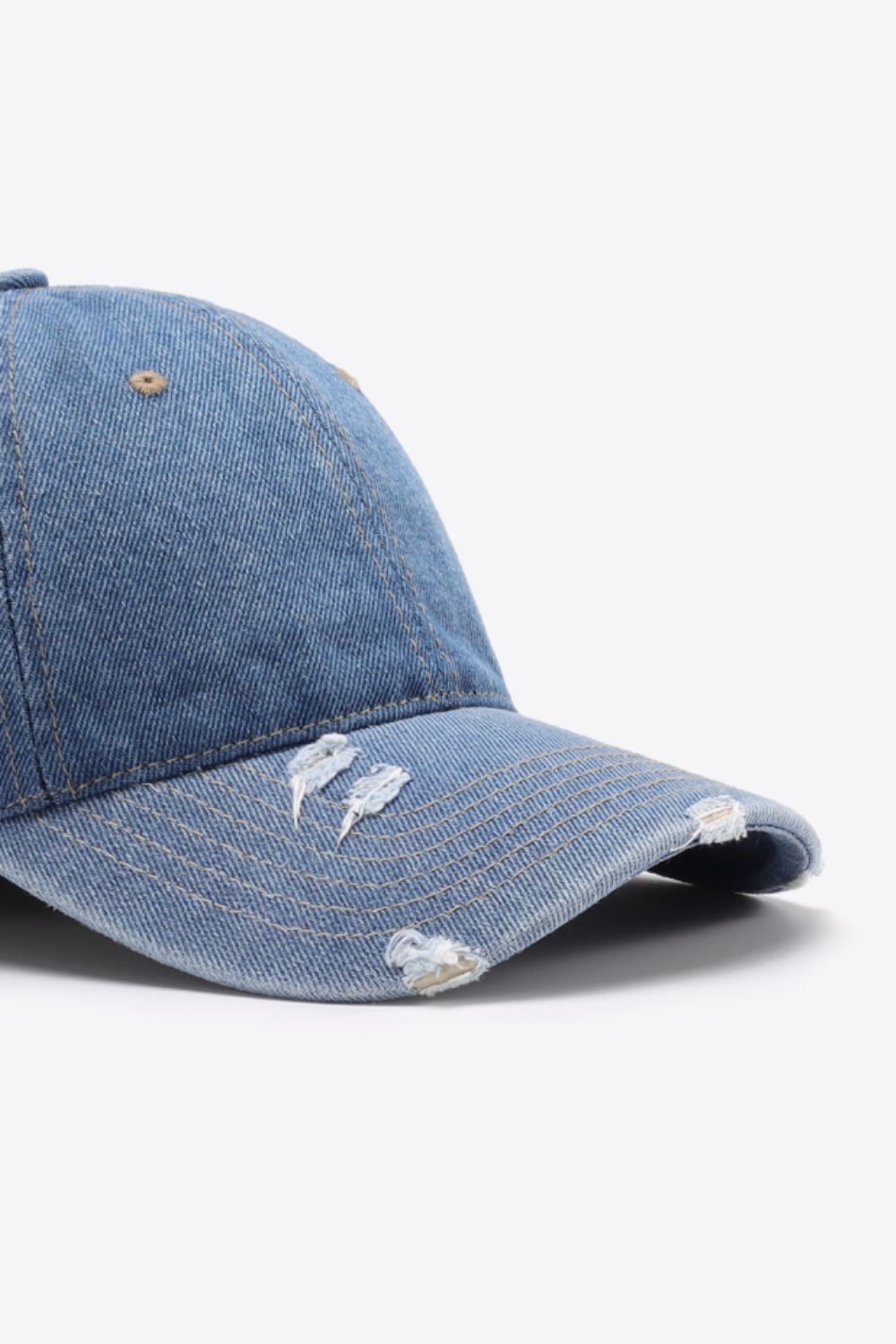Distressed Adjustable Baseball Cap 