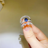 1 Carat Moissanite 925 Sterling Silver Ring 