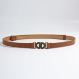 Alloy Buckle PU Belt 
