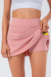 High Waist Pleated Active Skirt 