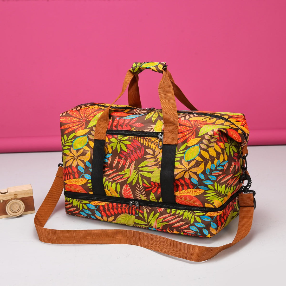 Canvas Printed Travel Bag 