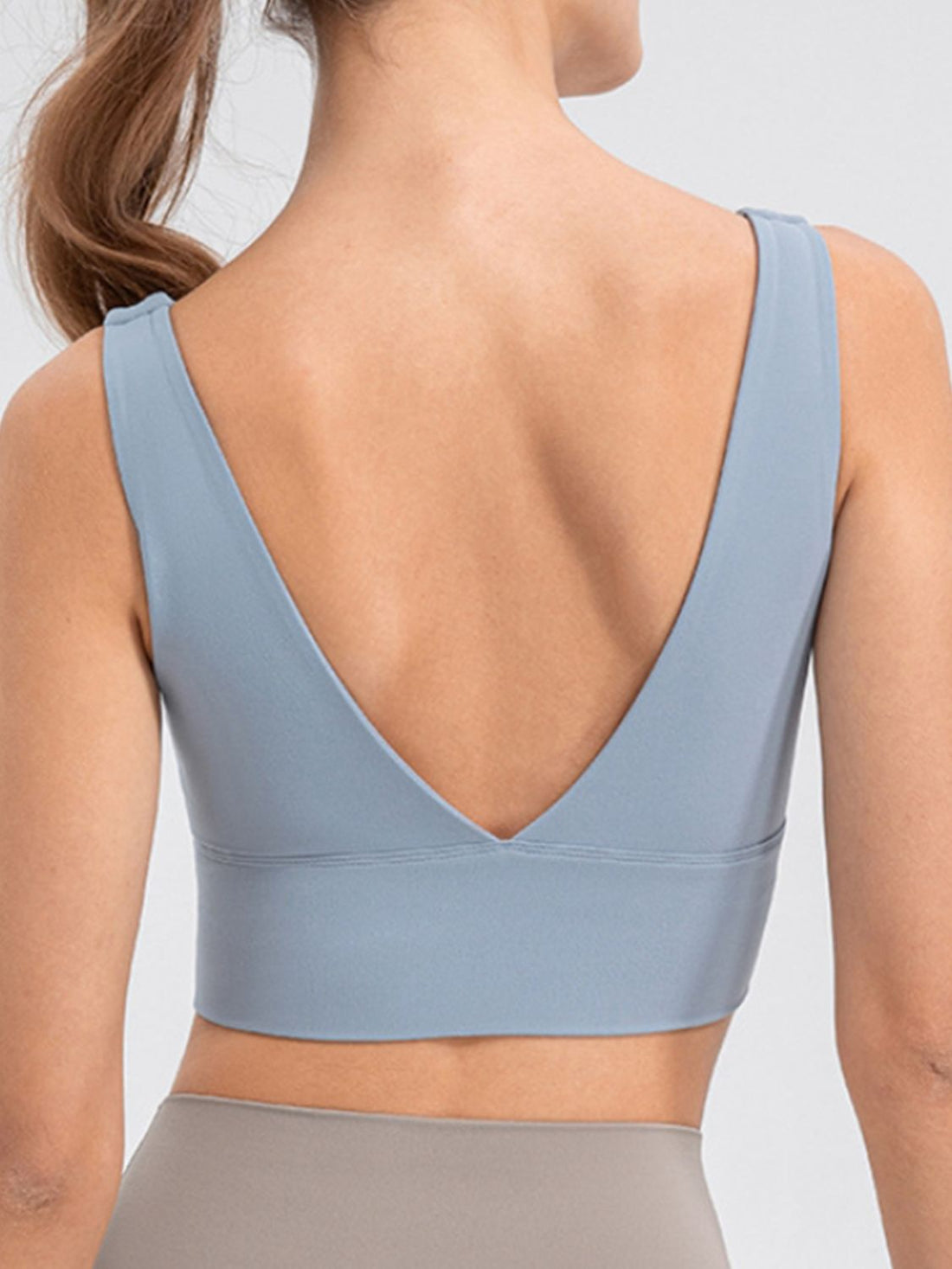 Scoop Neck Wide Strap Active Tank 