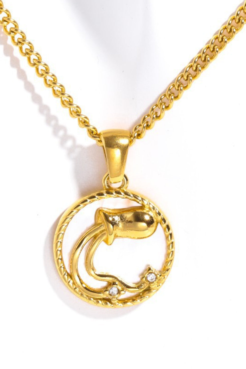 Constellation Pendant Stainless Steel Necklace 