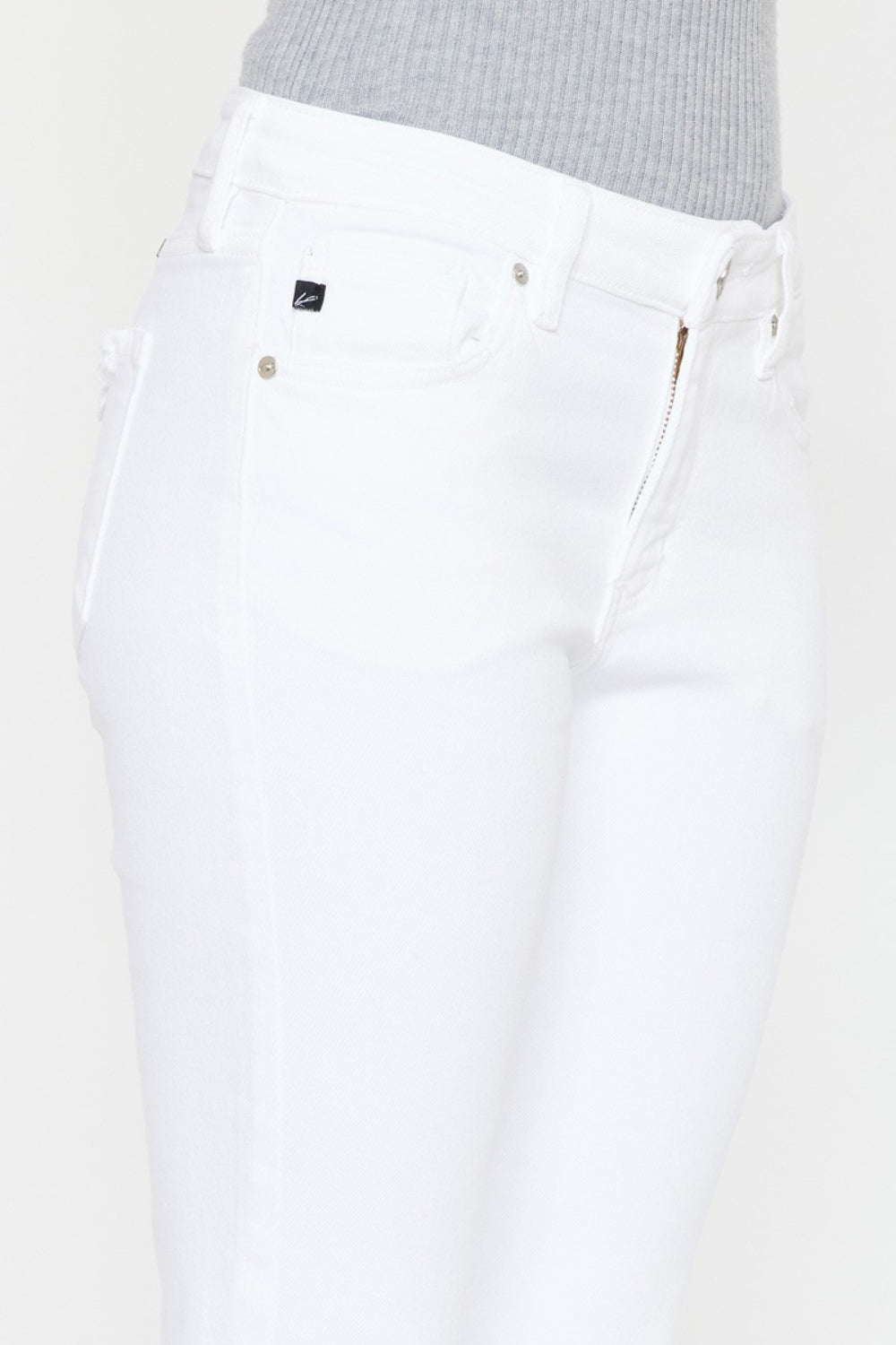 Kancan Mid Rise Ankle Skinny Jeans 