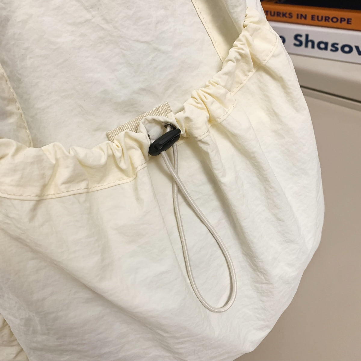 Drawstring Nylon Backpack Bag 