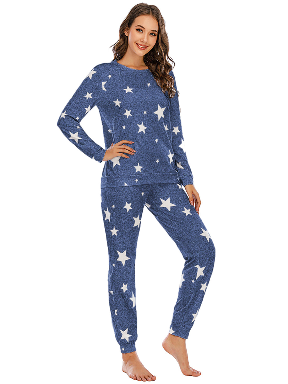 Star Top and Pants Lounge Set Lingerie & Nightwear
