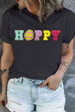 Plus Size Round Neck Short Sleeve T-Shirt 