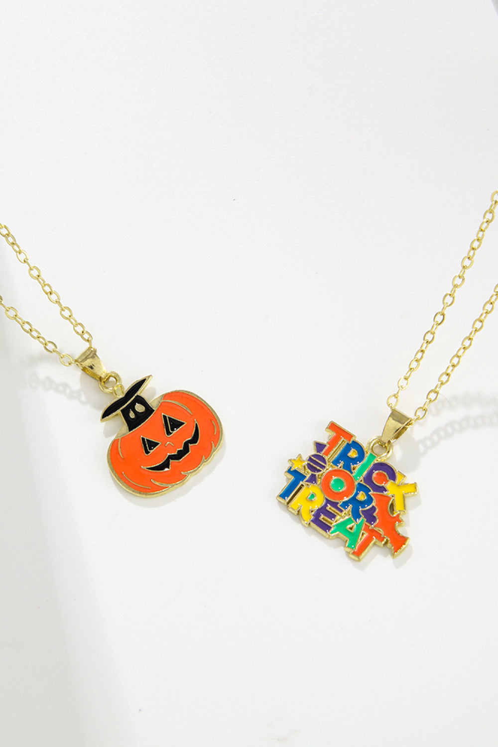 Two-Piece Halloween Theme Necklace Set 