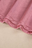 Apricot Chest Pocket Loose Fit T Shirt Tops/Tops & Tees