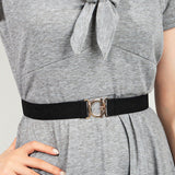 Toggle Clasp Elastic Belt 