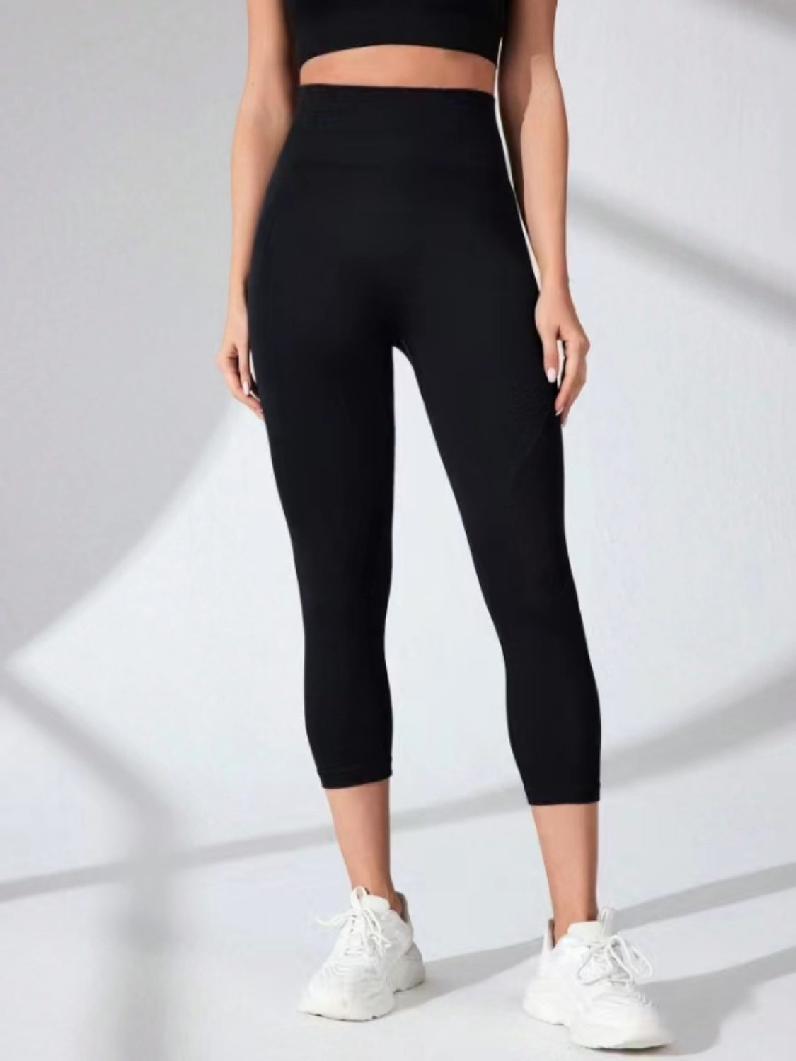 High Waist Cropped Active Leggings 