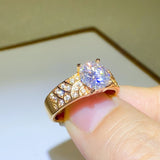 1.5 Carat 925 Sterling Silver Moissanite Ring 