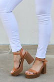 Weeboo Feel It Platform Heel Sandals 