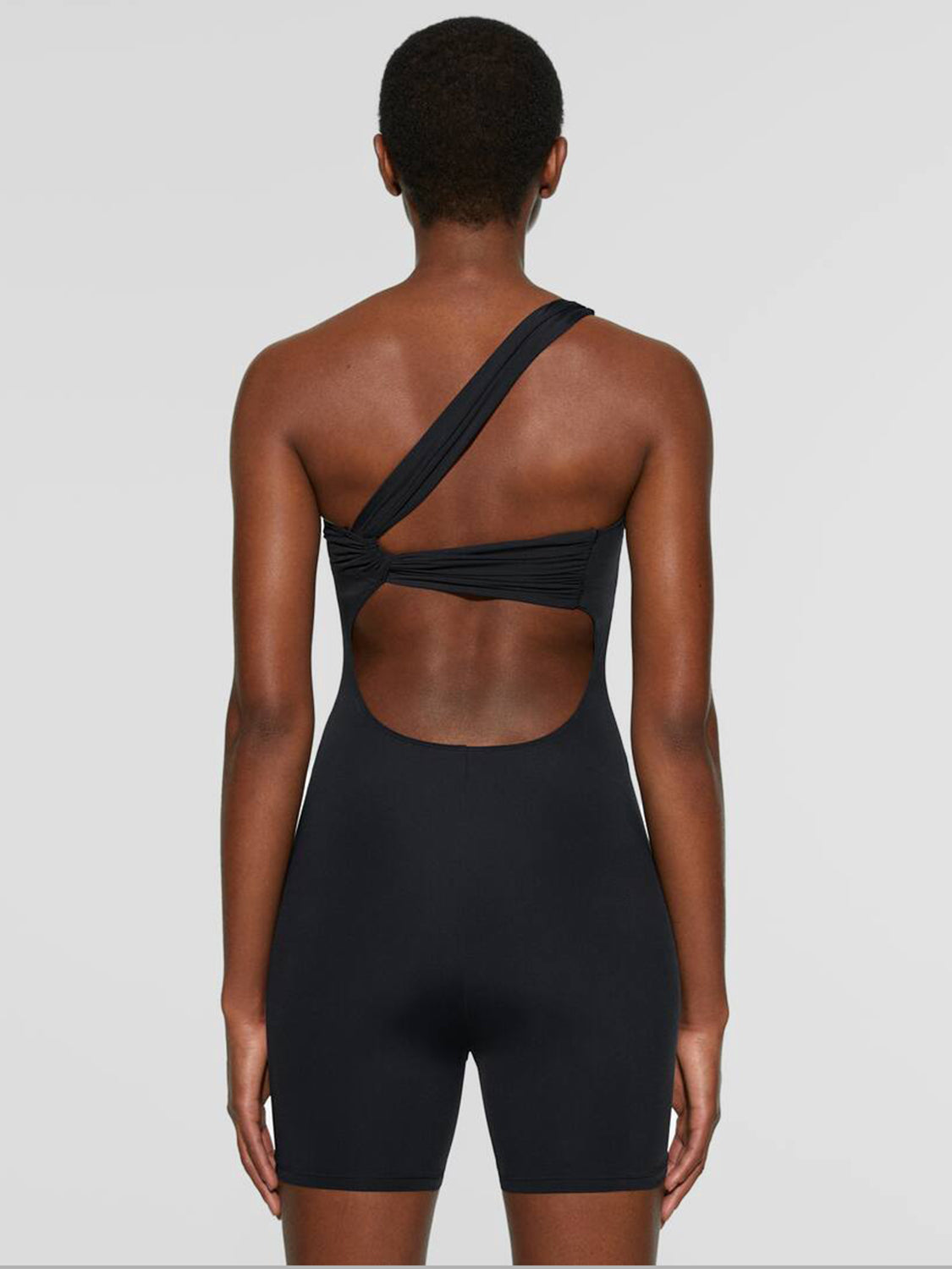 Single Shoulder Active Romper 