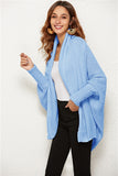 Angel Wings Open Front Batwing Sleeve Cardigan 