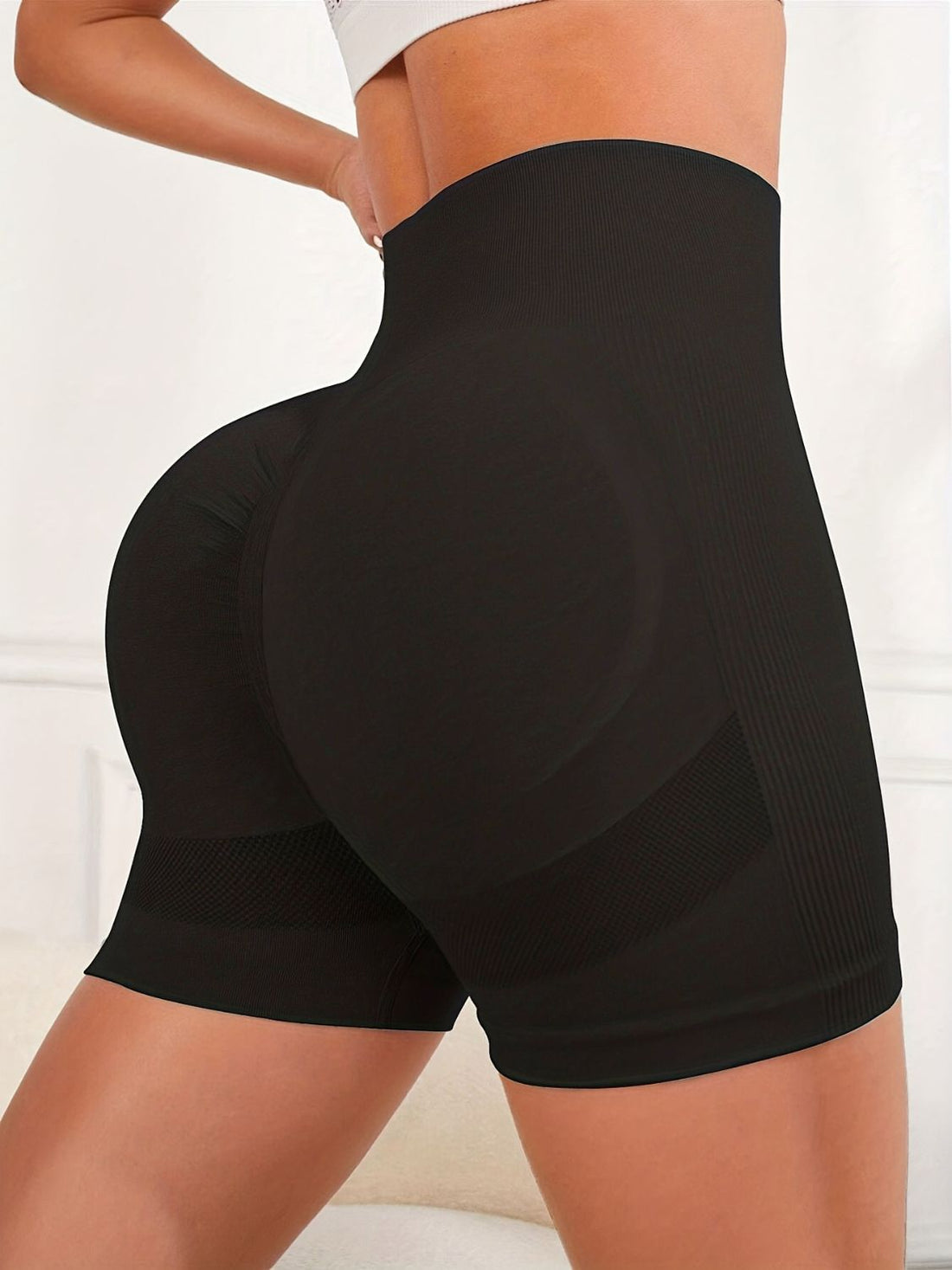 High Waist Active Shorts 