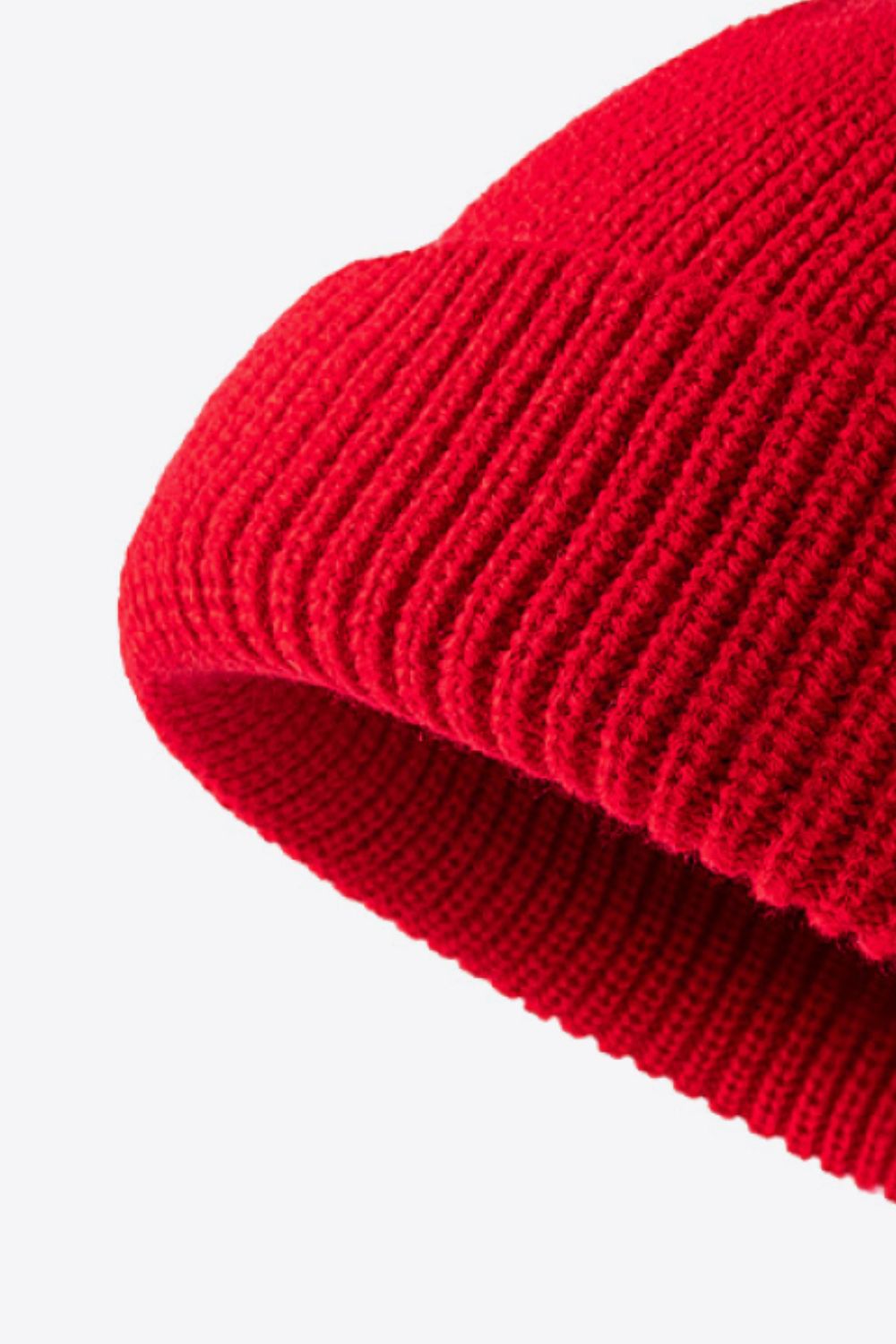 Calling For Winter Rib-Knit Beanie 