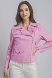 Love Tree Collared Neck Zip Up Jacket 