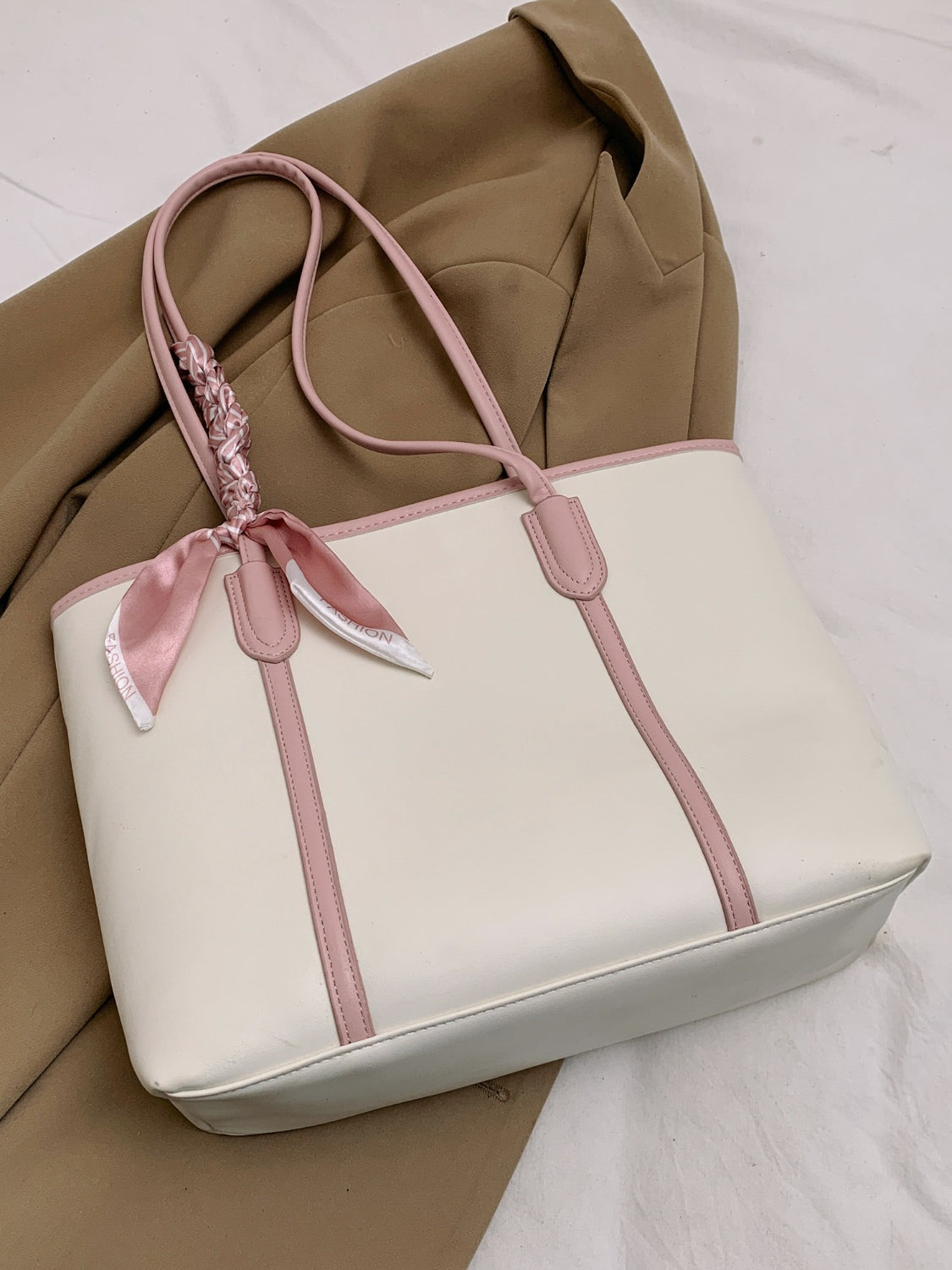 PU Leather Tote Bag 