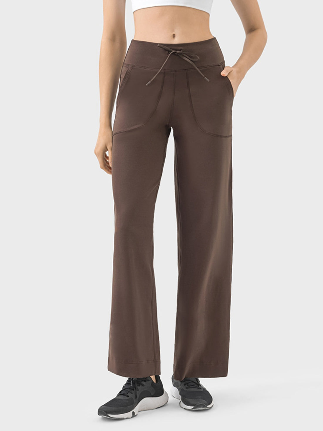 Millennia Drawstring Active Pants with Pockets 