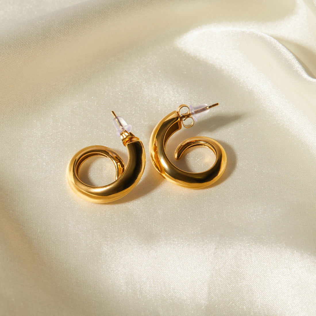 18K Gold-Plated Stainless Steel Earrings 