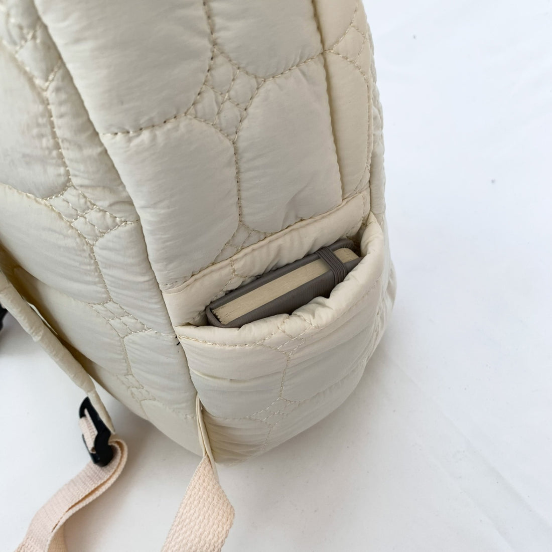 Quilted Polyester Backpack Bag 