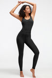 Crisscross Wide Strap Active Jumpsuit 