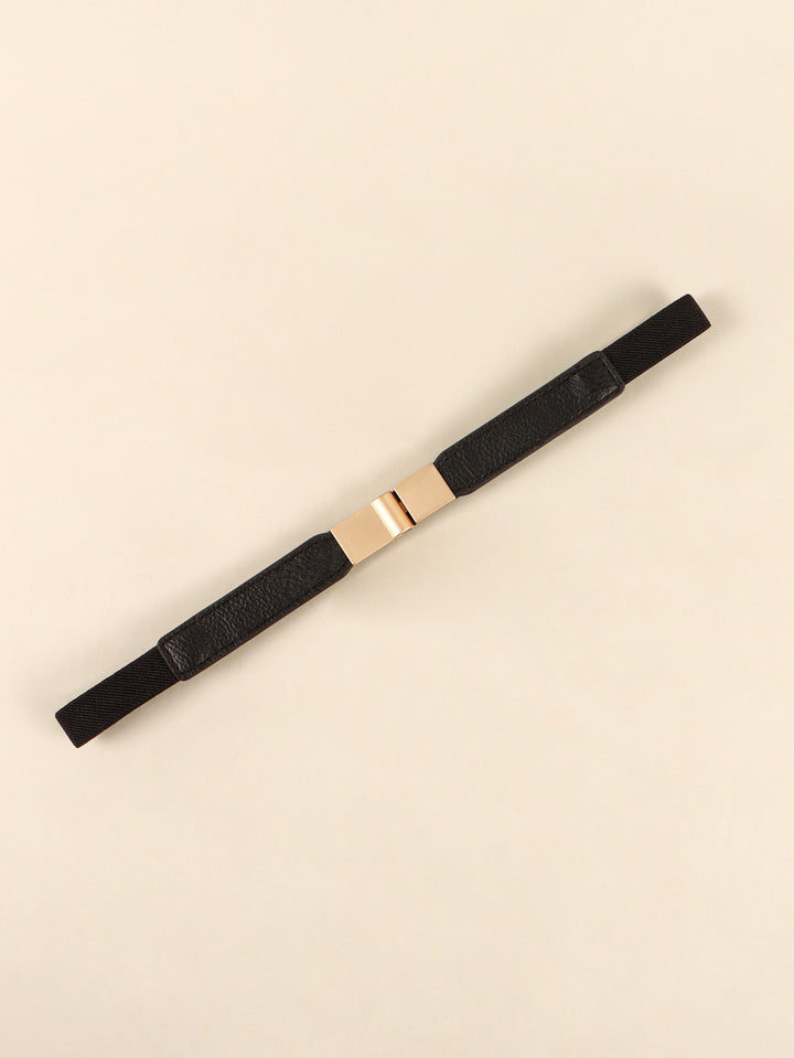 PU Elastic Skinny Belt 