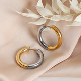 18K Gold-Plated Huggie Earrings 