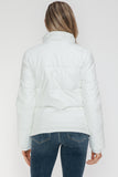 YMI Pocketed Zip Up Turtleneck Puffer Jacket 