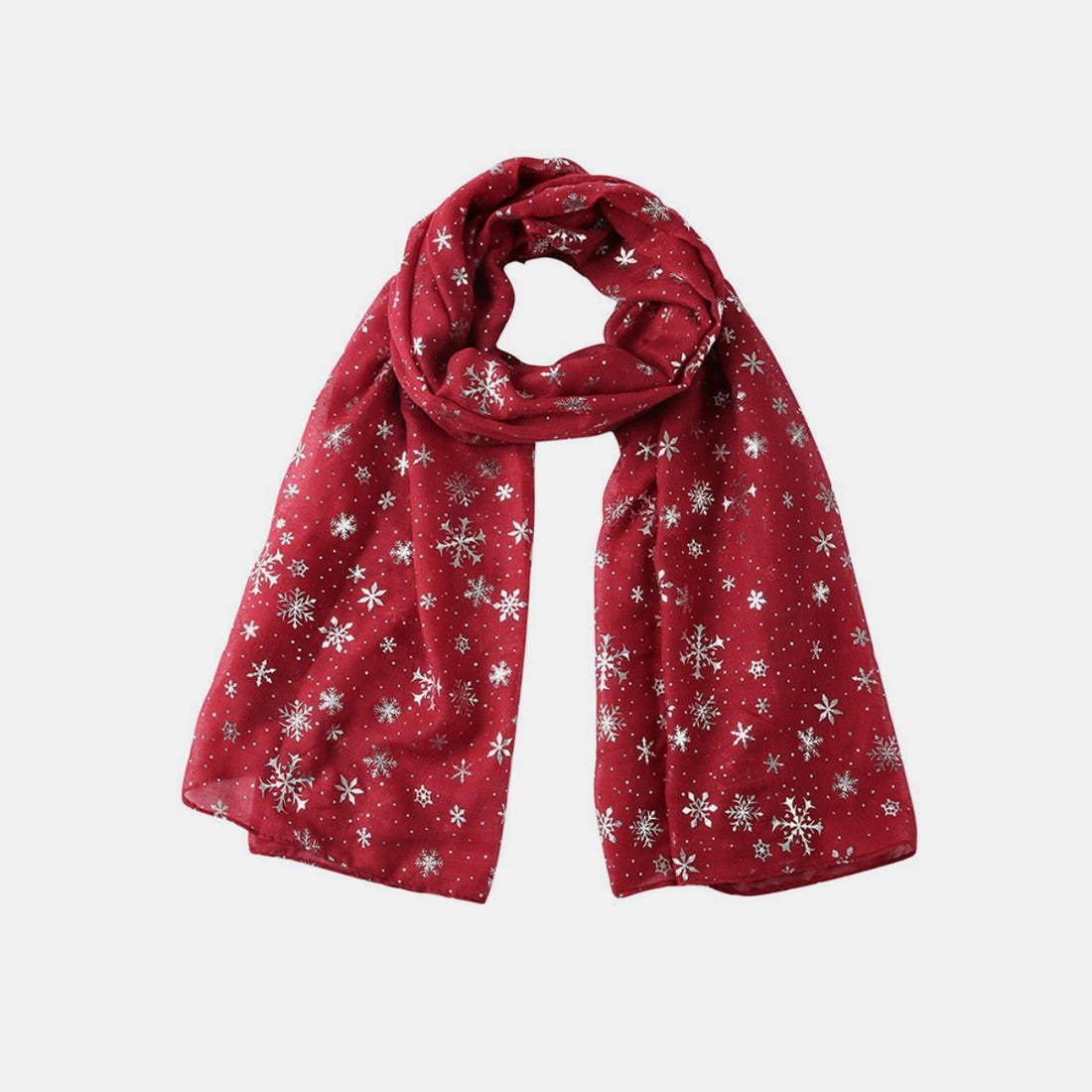 Thermal Snowflakes Polyester Scarf 