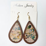Teardrop Dangle Earrings 