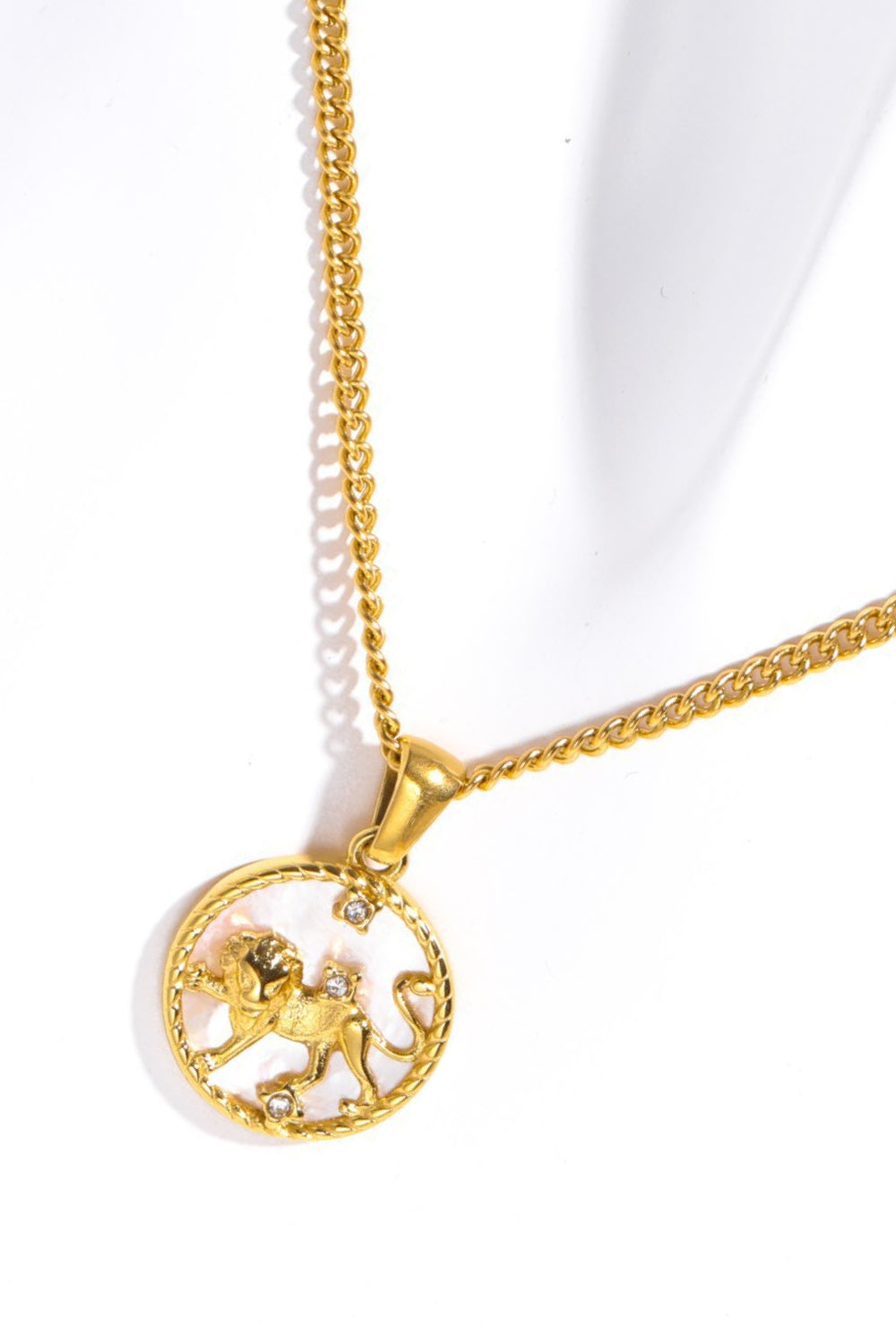 Constellation Pendant Stainless Steel Necklace 