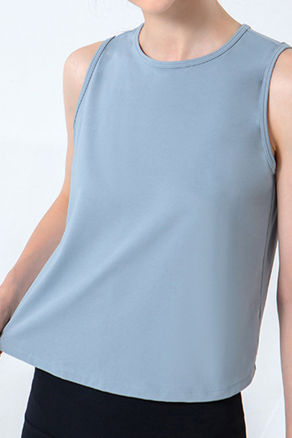 Round Neck Active Tank 