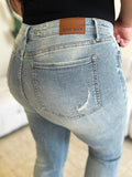 Judy Blue Full Size Mid Rise Flare Jeans 