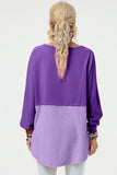 Double Take Full Size Long Sleeve High-Low T-Shirt 