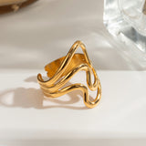 Stainless Steel Corrugated Open Ring 
