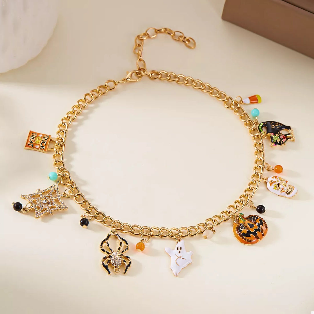 18K Gold-Plated Halloween Theme Bracelet 