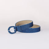 Sequin PU Leather Belt 