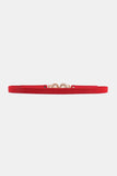 Zinc Alloy Buckle PU Leather Belt 