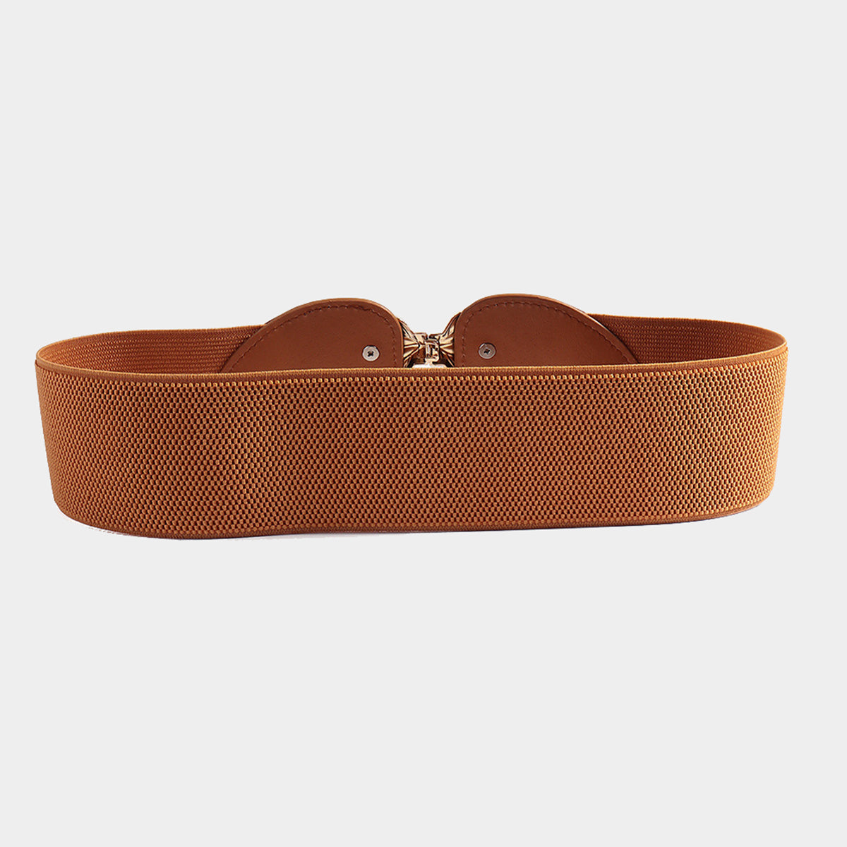 Alloy Leaf Buckle Elastic Belt 