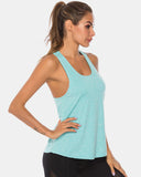 Full Size Scoop Neck Wide Strap Active Tank 