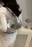 Butterfly PU Leather Knotted Strap Shoulder Bag 