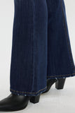 Kancan Full Size Mid Rise Slim Flare Jeans 