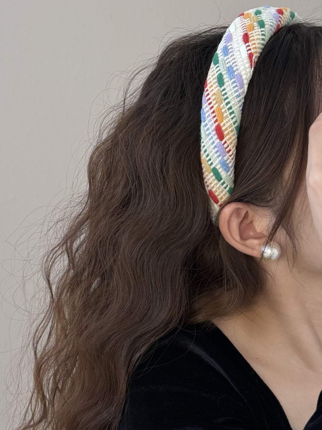 Colorful Polyester Hair Headband 