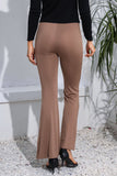 High Waist Long Flare Pants 